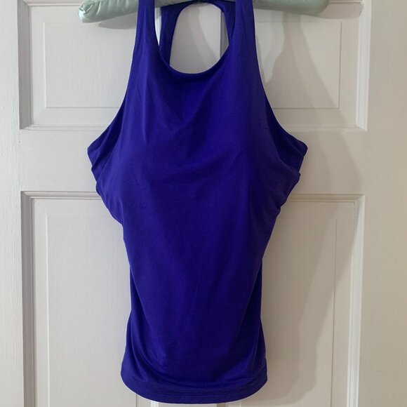 Athleta Maldives  Tankini in Yacht Blue size 36D/DD - Picture 3 of 5